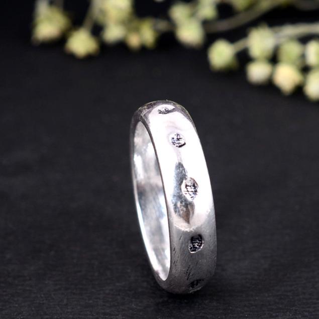 Customizable Silver Arthritis Band, Engraved Arthritis Ring, Unisex Ring for Achy Joints