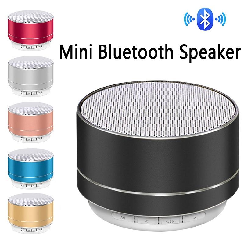 Wireless Bluetooth Speaker Small Steel Cannon Subwoofer Portable Mini Bluetooth Speaker Color Outdoors Speakers For PC Laptops