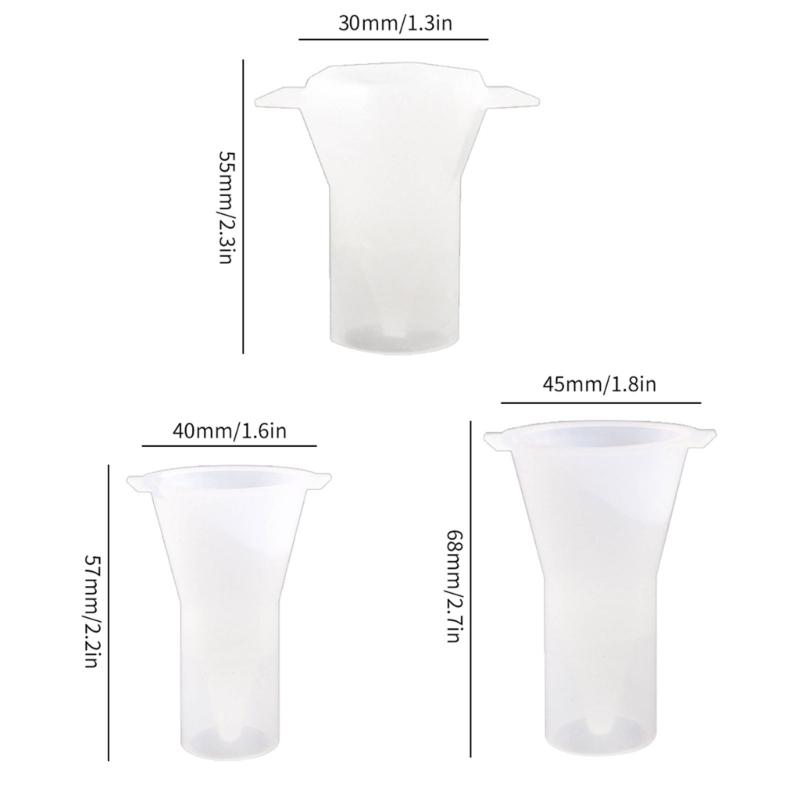 DIY Epoxy Crystal Valentines Day Geometry Circular Cone Rings Holder Mold for Rings Holder Jewelry Storage Home Decor