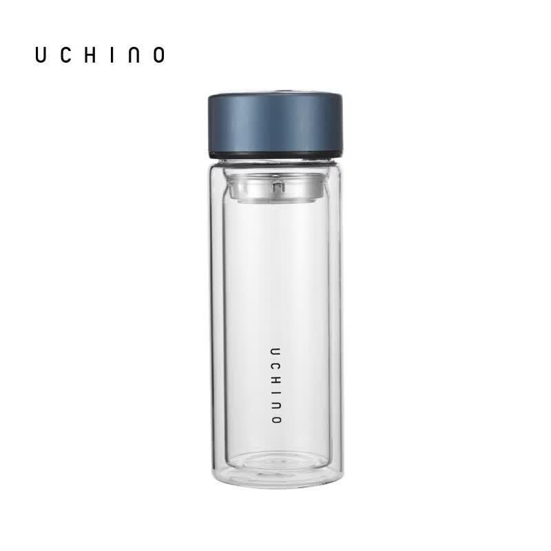 UCHINO Double Wall Insulated Glass Tea Mug