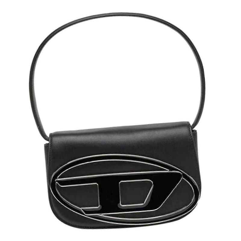 Trendy lehká dámská taška přes rameno/psaníčko z černé PU kůže