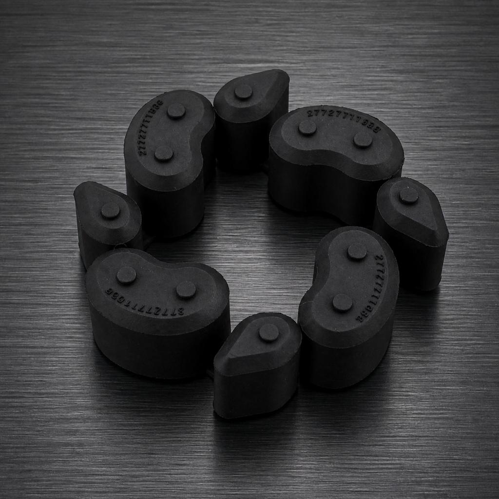 6 Pieces Hub Damper Direct Replacement Drivetrain Cushion Molded