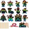 Christmas Festival DIY Scratch Painting Kit for Kids - Creative Fun for Birthdays & Parties