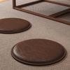 Waterproof Thick Leather Cushion Soft Round Pad 40cm Non-Slip for Comfortable Seating