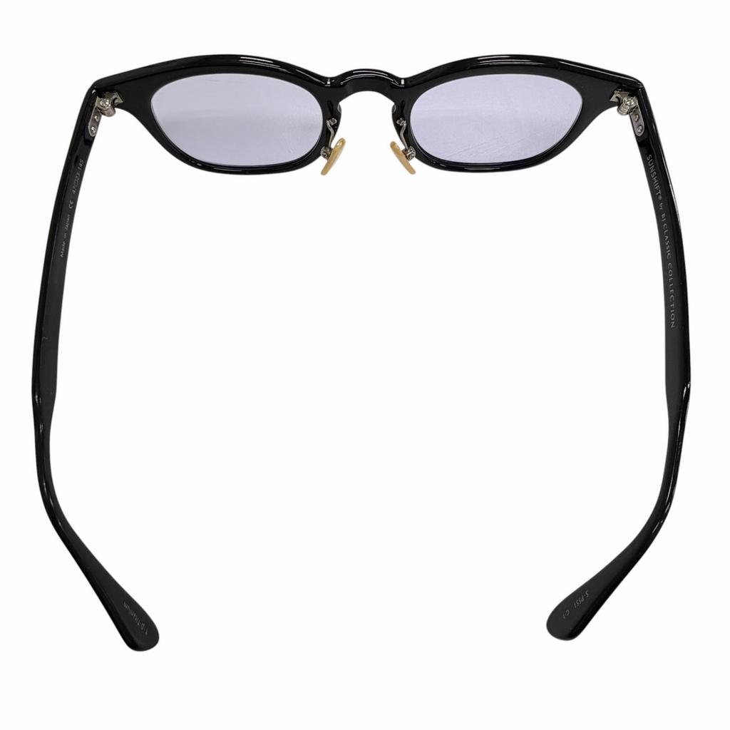 Very Good BJ CLASSIC COLLECTION Sunglasses SUNSHIFT Wellington Black S-P551 Used