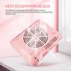 Nail Dust Collector With Lamp Powerful Nail Vacuum Fan Nail Dust Suction Collector Extractor 40W Dust Colector For Manicure