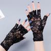 New ArrivalS Open Run Women S Floral Lace Driving gloveS
