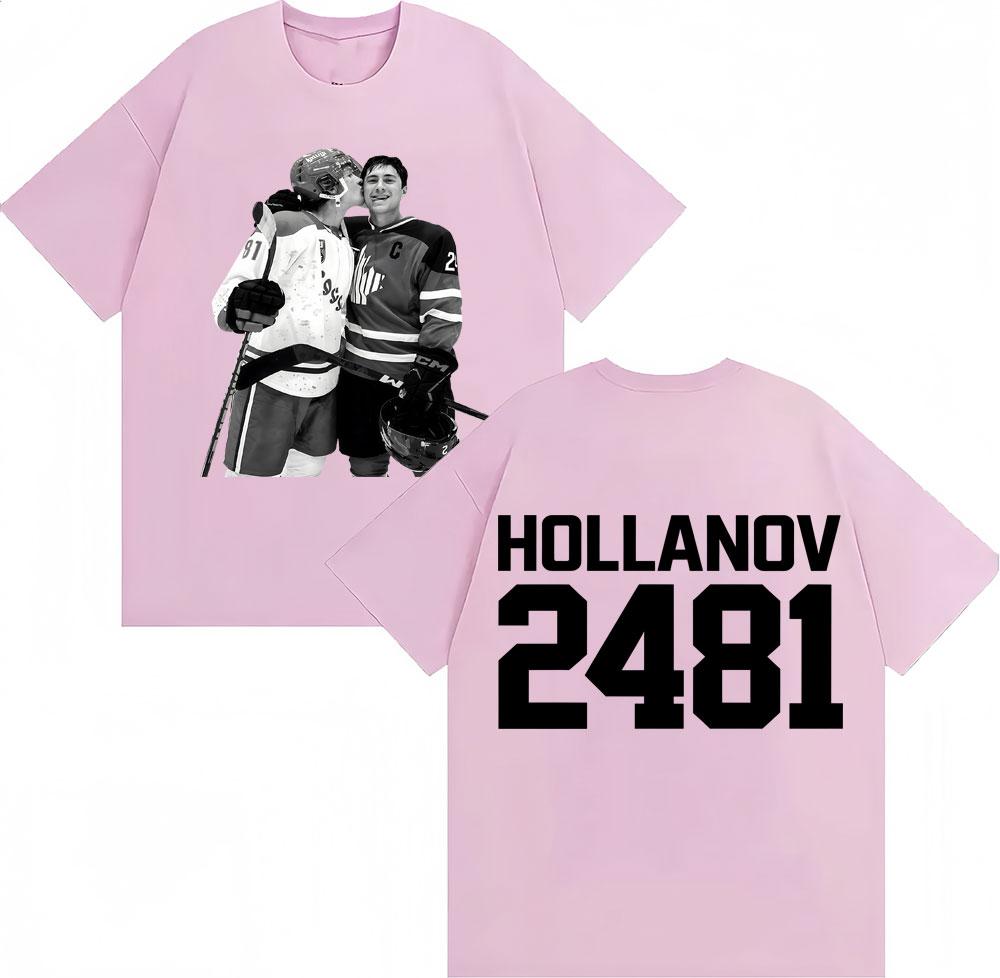 2026 Hot Heated Rivalry Shane Hollander Ilya Rozanov Hollanov 2481 T Shirts Men Vintage Fashion T Shirt Cotton Male Tshirt