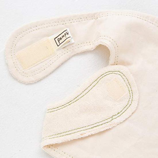 Pompkins BABY Organic Cotton Mini Made In Japan Y-1357 100% [Frog Series] Bib,
