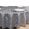 European Style PU Thickened Waterproof Coffee Table Cloth Oil-proof Washless Round Tablecloth Table Decor