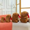 Stretchable Capybara Sugared Gourd Plush Toy Cute Fabric Doll Birthday Animal
