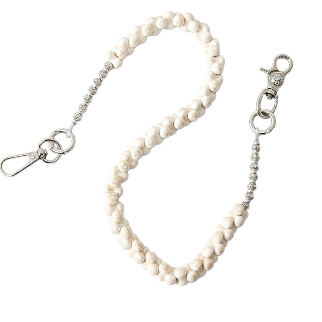 Einfache Runde Perlen Hosenkette Taillenkette Knochen Jeans Anhänger
