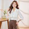 Women's French Retro Ruffled Commuter Shirt