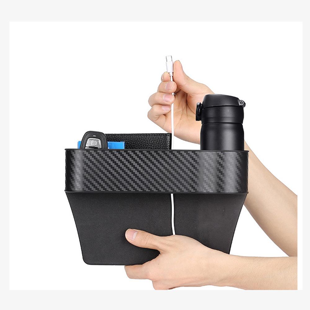 Car Seat Organizer Multifunctional Car Front Seat Storage Box, Universal Fit for Cars, SUVs and Trucks