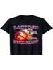 Camiseta Meme Divertido Intolerante a la Lactosa LAUDAH Elegante, Cómoda, Estampada, Imprescindible para Todas las Estaciones 220g