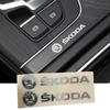 Kovové autolepky Stěrač VRS Nálepka pro SKODA Kodiaq Superb SCALA FABIA Octavia Karoq YETI Auto Reflexní Interiér