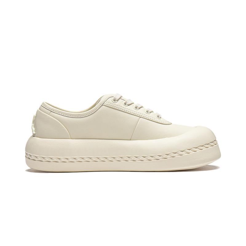 Li-Ning 1990 Comfortable Versatile Shock Absorbing Durable Low-Top Sneakers Women Sneakers Off-White ALHU006-1