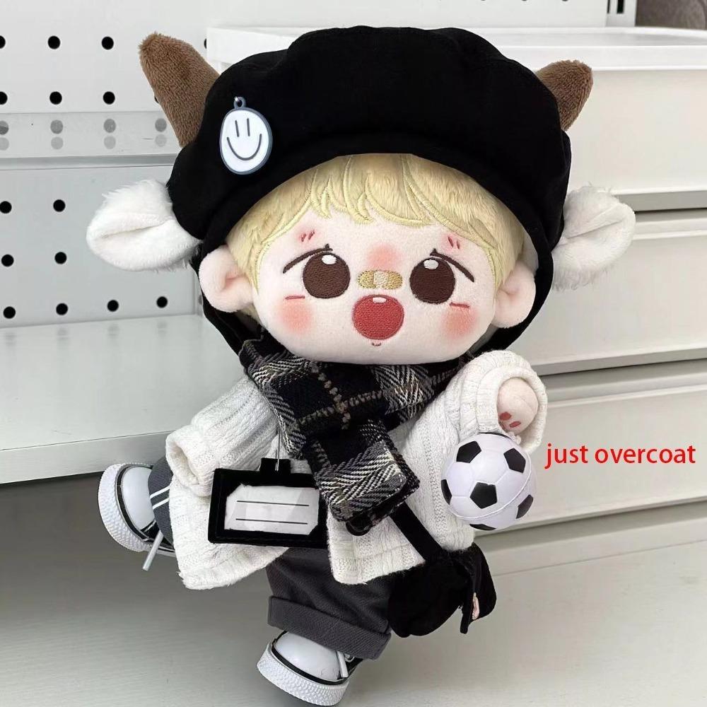 Modekläder för dockor för 20 cm docka Bao-ao Bomullsdocka Cool Motorcykeluniform Cos Presentdocka Handgjorda BJD-docktillbehör