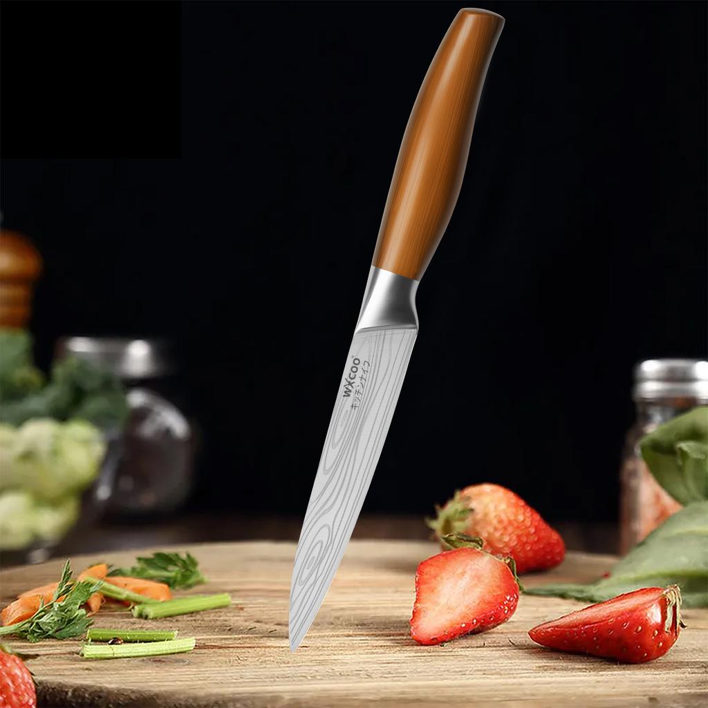 Japanese Style Kitchen Knife Stainless Steel Kitchen Fruit Paring Knife Perfect for Househould Fruit Peeler Cutter Slicer Knife
