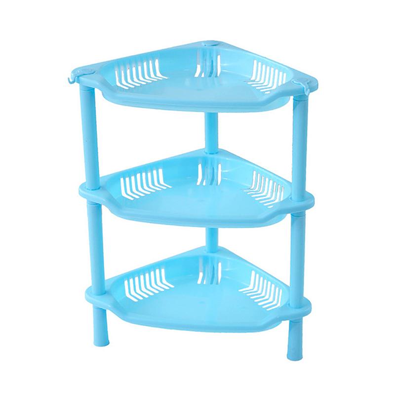 

3-слойная пластиковая квадратная треугольная полка для хранения на кухне и в ванной, держатель для туалетной бумаги, полотенец, подставка для кухонной утвари