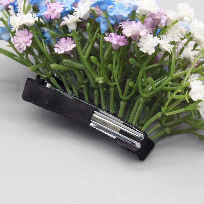 

Sweet Baby S Breath Hair Clip Artificial Flower Hair Accessories High-Value Hairpin Elegant Bridal Evening Headdress