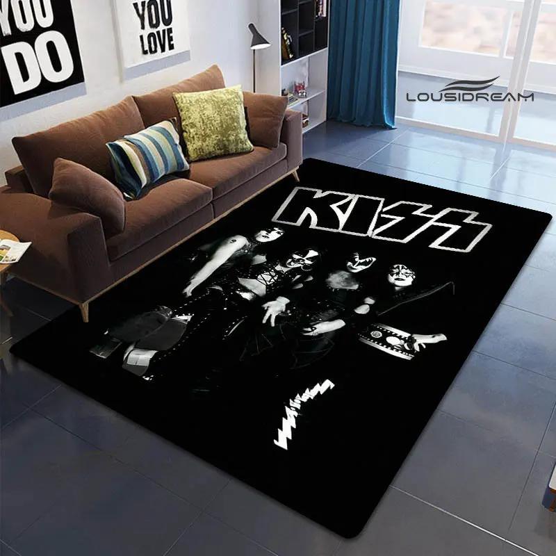 Kussband-Druckteppich, Kinderspielzimmerteppich, Wohnzimmer, Schlafzimmer, rutschfester Teppich, Fotografie-Requisiten, Geburtstagsgeschenk
