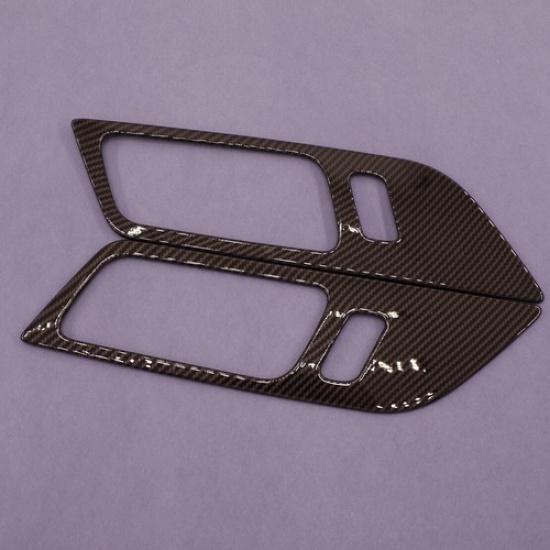 Innere Türgriffabdeckung Aufkleber Zierleiste Kohlefaser Für Ford Mustang 2015-2018