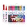 12color Permanent Paint Markers,Oil-Based Paint Pens,Waterproof Quick Dry Marker Set for Various Materials Painting,Art Supplie