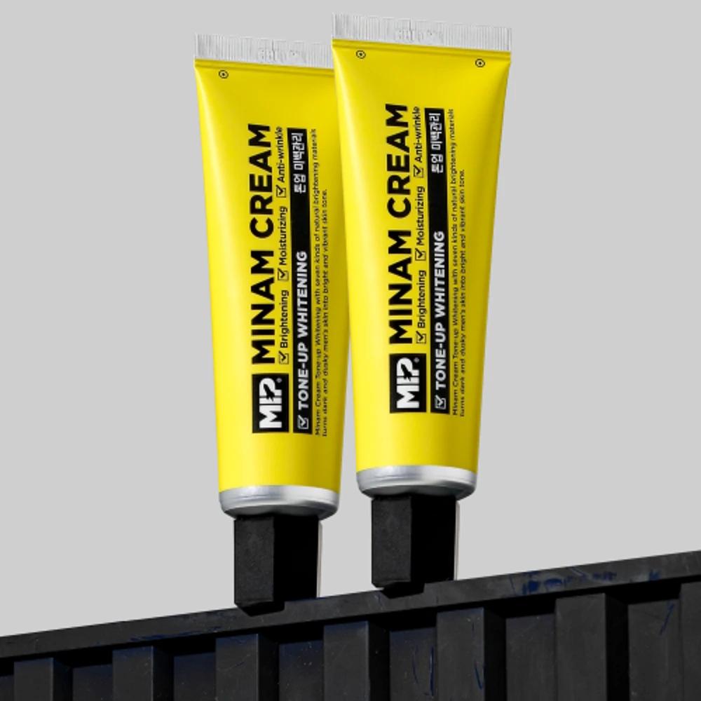 Minam Cream Whitening Men s Tone-Up Cream 50ml 2-Pack