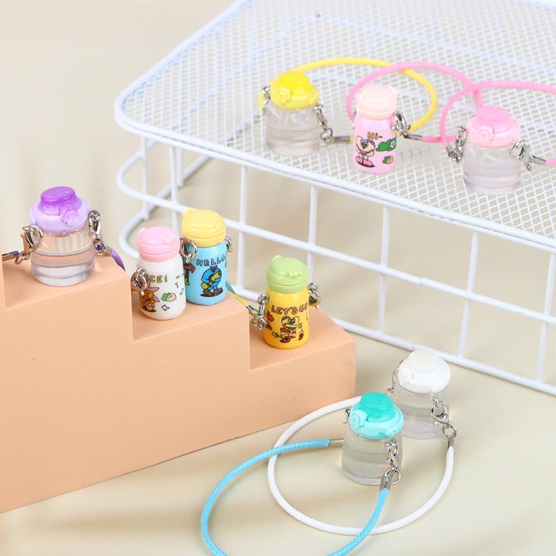 1Pc 1:12 Dollhouse Miniature Kettle Water Cup Insulation Cup Model Kids Pretend Play Toys Doll House Accessories