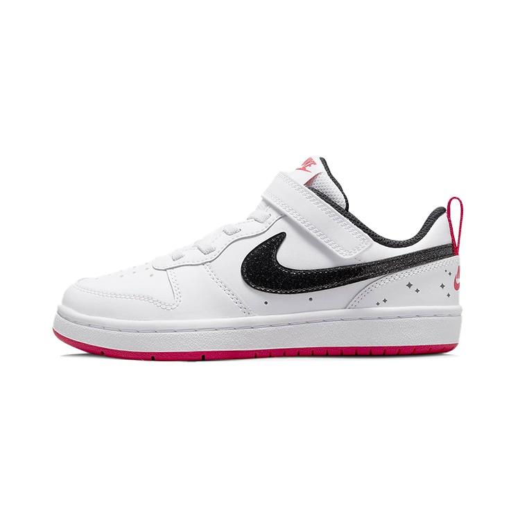 (PS) Nike Court Borough Low 2 SE  White Very Berry  Kids  DM0111-100 EU 28