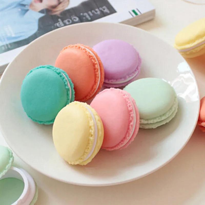 

1PC Mini Fresh Macaron Jewelry Box Carry Ring Necklace Earrings Storage Storage Box Jewelry Small Box S синий