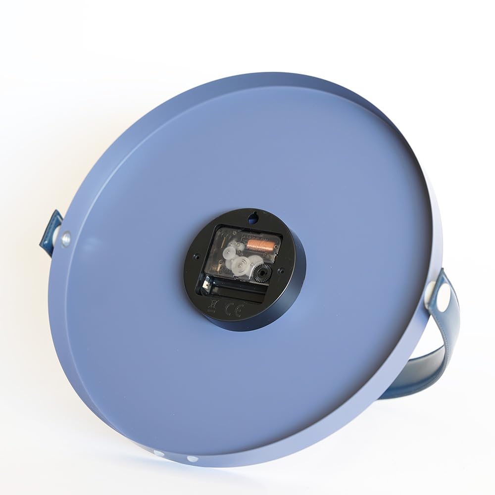 Or Clock with Adjustable Strap and iNE Wall-mounted Table-mounted 360° Movement, (BLU) #25651