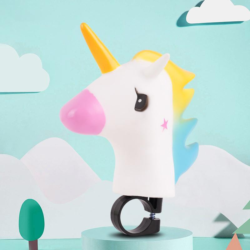 1 Piece Cartoon Bike Horn Outdoor Squeeze Bike Horn Clearly Sound Bells For Childrens Kid Scooter Kid Bike Bells