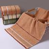 1 PC Baumwollhandtuch, weich, saugfähig, verdicktes Haushaltshandtuch aus Polyester-Baumwolle, Baumwollhandtuch, bequeme Textilhandtücher für zu Hause
