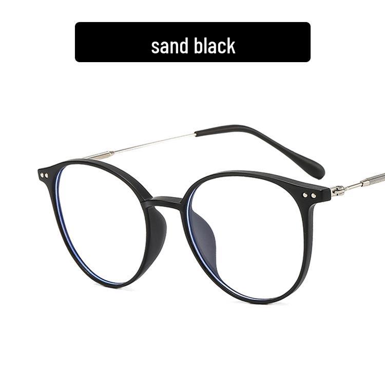 

TR90 Anti-Blue Light Round Eyeglass Frame for Myopia or Plano Lenses, Slimming Style as Seen on Internet Celebrities.