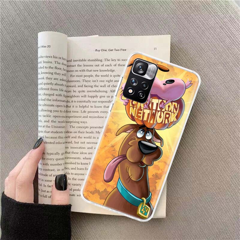 Anime Ren and S-stimpy Phone Case For Redmi Note 13 12 Pro Plus 14 15 Pro 5G 11 11T 11E 11S 10 Pro 10S 9 9S Cover Cell Clear TPU