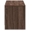 TV Stand with LED Lighting Brown Oak Effect 140 X 34 X 40 Cm