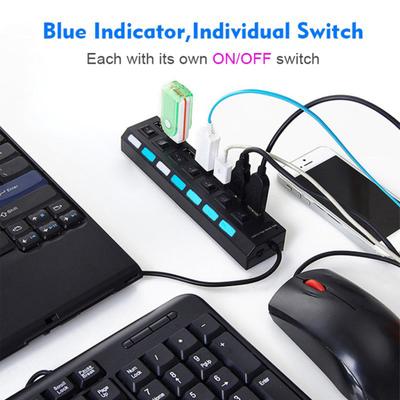 USB Hub Portable Multiple Interfaces Keyboard/Mouse/U High Speed Disk USB Splitter for Computer