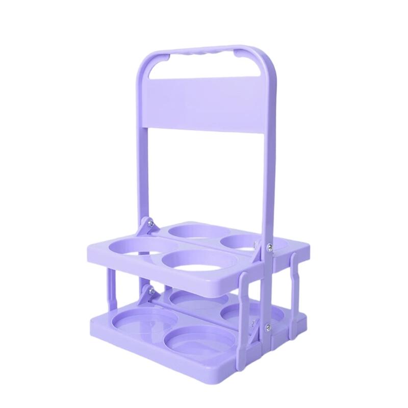 Convenient Portable 4 Bottle Drink Carriers Quick Fold Design Beverage Holder Perfect For BBQs And Picnics