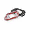 for Jeep Wrangler JK 11-17 Door Lock Switch Button Cover Trim Bezel Carbon Fiber