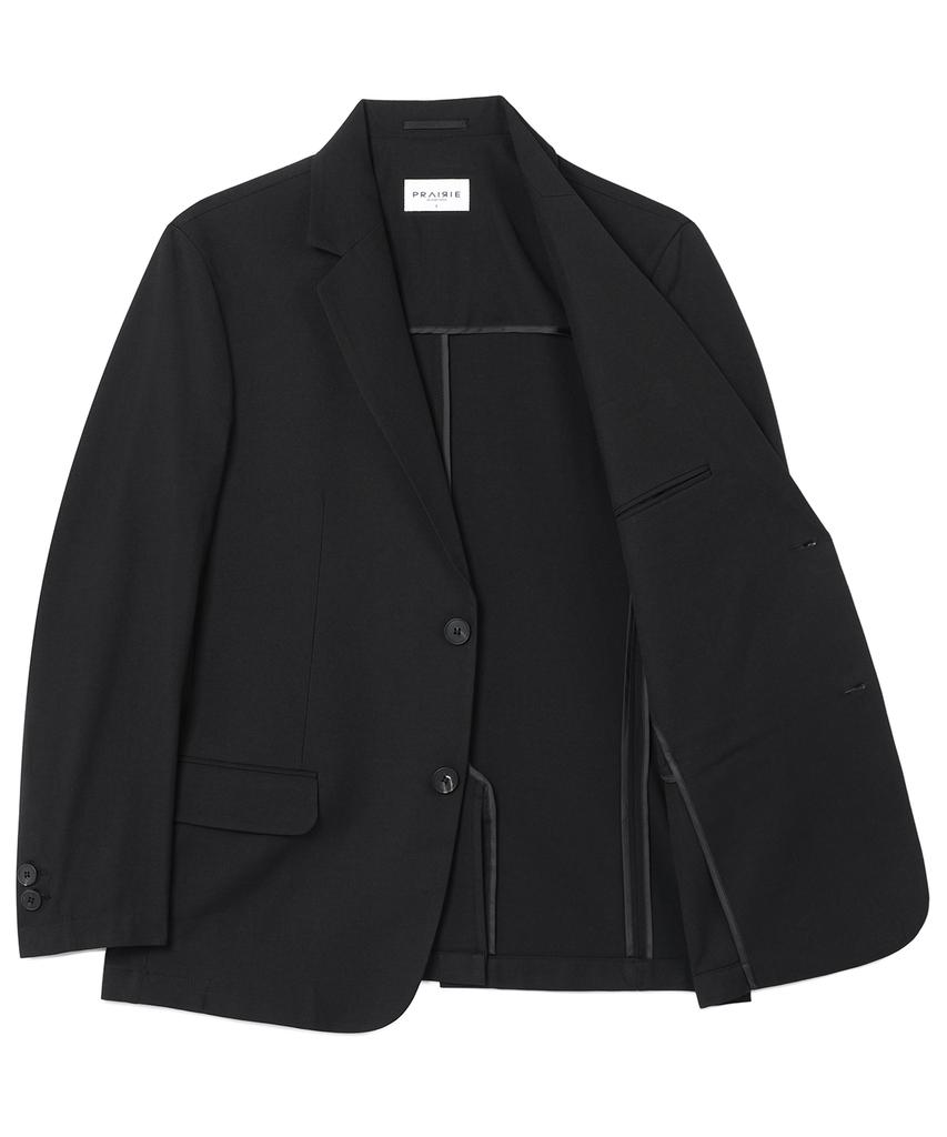 Prairie [All Season] Wool Blended Blazer (Black)