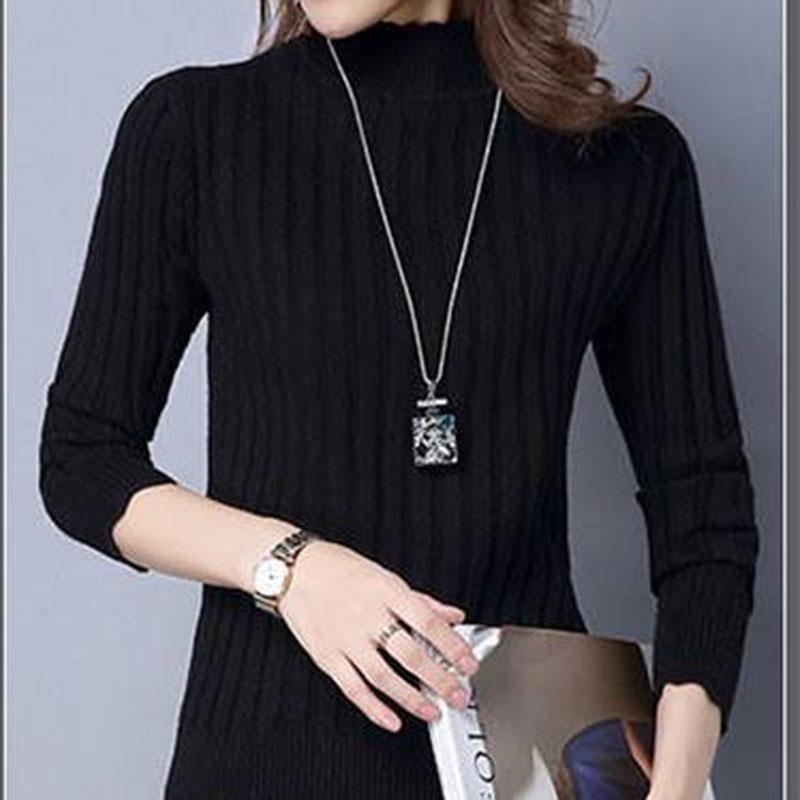 

Кружевная нижняя рубашка, свитер, короткий женский хеджирующий плотный теплый трикотаж, внутренняя одежда, зимняя одежда XXXXL чёрный