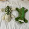 Creative Small Crocodile Turtle Plush Pen Bag Cartoon Animal Shape Funny Stationery Bag Pencil Case School Supplies