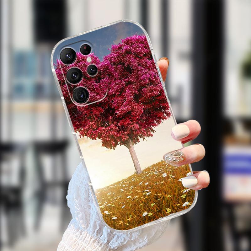 Clear Case For Samsung S25 S24 S23 S22 Ultra 5G Transparent Soft TPU Silicone Phone Cover For Galaxy S22 5G Protective Fundas