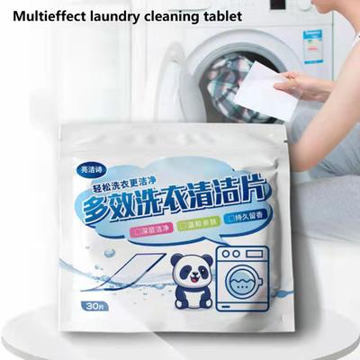 30Pcs Premium Safe To Hand Multifunctional Eco-friendly Fresh Scent Laundry Sheet for Bathroom Detergent