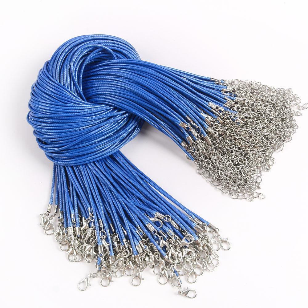 50Cm Wax Thread Necklace Rope Colored Wax Thread Rope Neck Chain Pendant Pendant Rope Braided Rope Pendant Rope