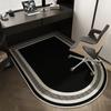 VIKAMA Computer Chair Floor Mat Luxury Office Computer Swivel Chair Floor Mat Bedroom Dresser Carpet Home Decor Hall Door Carpet