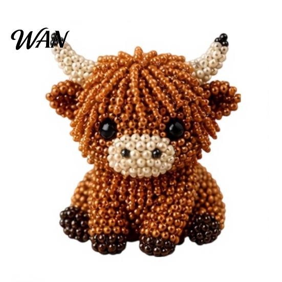 Adornos de Cuentas Texturizadas Kit DIY de Cuentas de Animales, Pequeño Set de Manualidades con Cuentas 3D, Lindo Kit Creativo de Arte con Cuentas para Principiantes Adolescentes Adultos Alivio del Estrés
