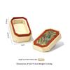 Antique Storage Box Easy To Maintain Oriental Jewelry Box Fabric Storage Box Wear-Resistant For Jewelry Storage
